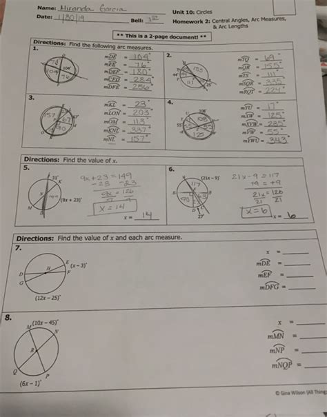 Unit 10 circles answer key homework 2. Things To Know About Unit 10 circles answer key homework 2. 